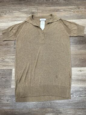MaxMara Leisure knit top in taupe knit